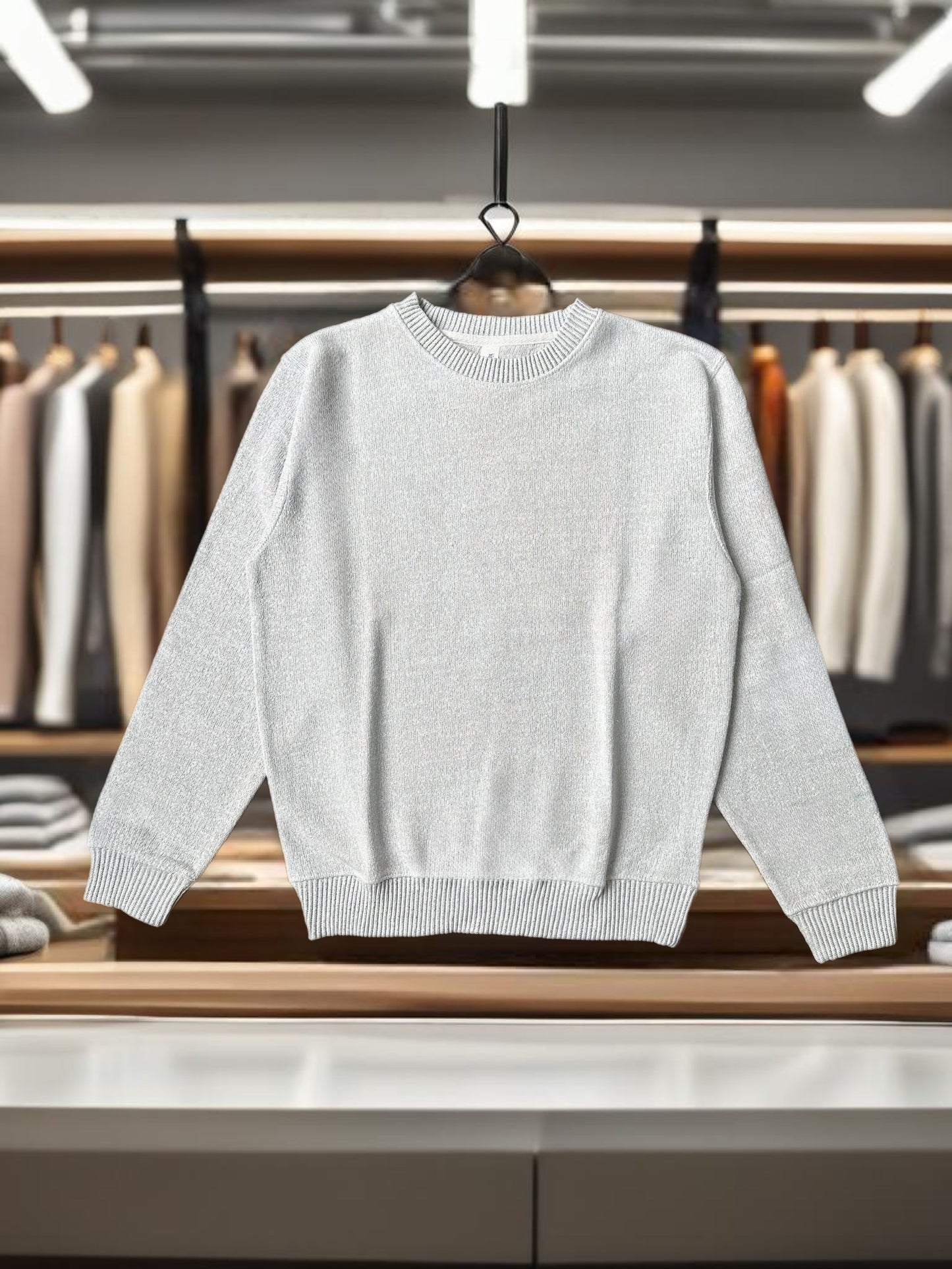 The Ultimate Crewneck in Grey